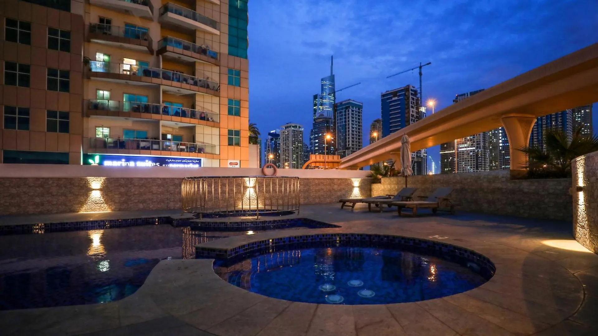 Luxury 1Bed Marina View Jbr Beach Pool Parking Dubái